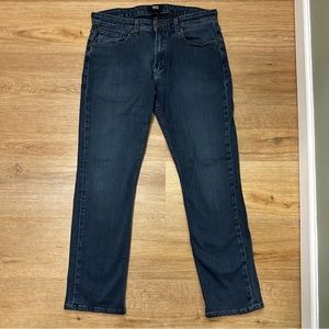 Paige Federal Jeans Slim Straight Men's 33 Dark Wash Stretch Denim